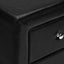 Nightstand, Storage Drawer Versatile Use, Upholstered, Transitional