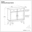 Draper - Entryway Storage Cabinet - Brown
