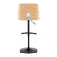 Stella - Contemporary Adjustable Barstool Stool With Swivel And Rounded T Footrest (Set of 2)