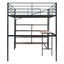 Loft Bed With Desk And Lateral Storage Ladder