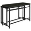Klekner - 4 Piece Counter Height Table Set With Nesting Tables And Backless Stools - Charcoal