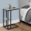 Accent Table, C - Shaped, Marble Look Contemporary & Modern Convenient Design