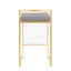Fuji - Contemporary / Glam Design Counter Stool (Set of 2)