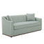 3 Seater Sofa With Wrap Around Armrests And Throw Pillows