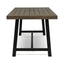 Outdoor Dining Table - Gray / Rustic Metal