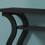 Accent Console Table For Entryway, Unique Curved Design