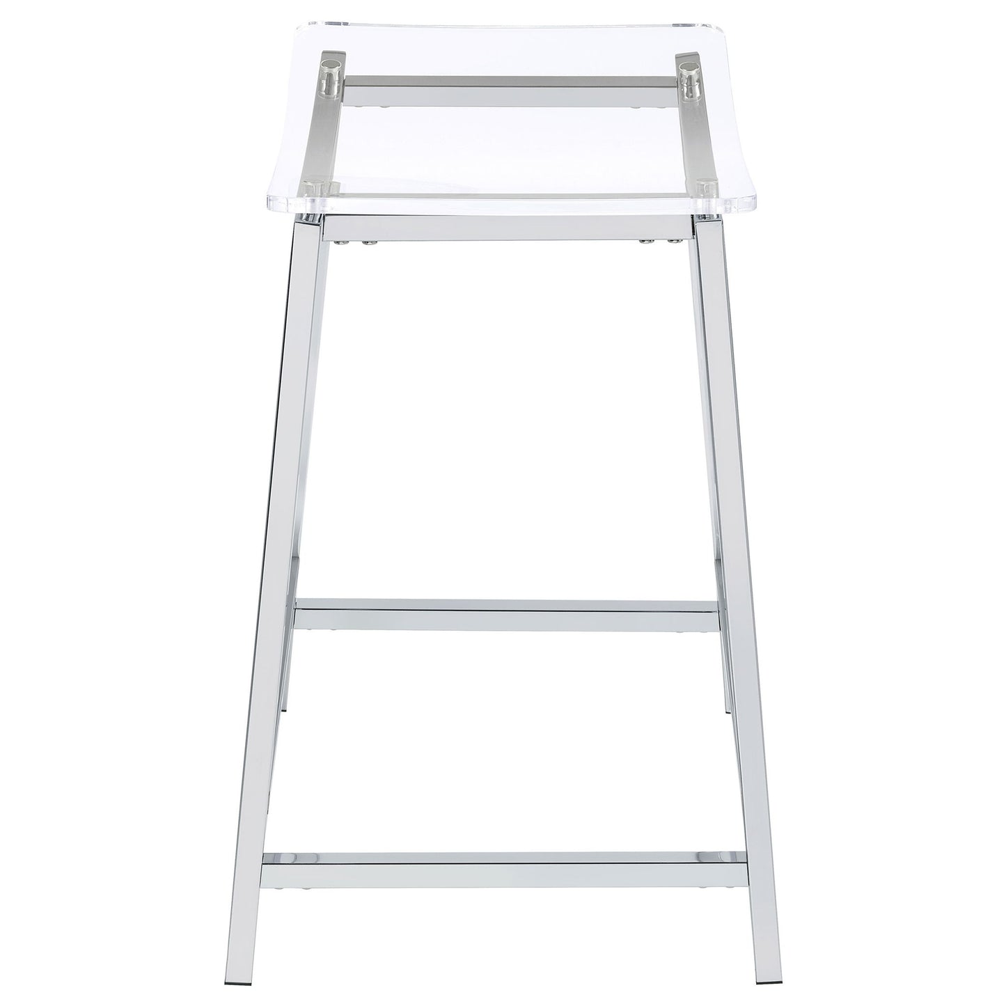 Staten - Backless Counter Stool (Set of 2) - Chrome