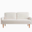 Sofa, European Style With Sleek Design, Modern & Vintage Flair, Upholstered 3 Seater Couch