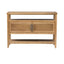 Naomi - 2 Door Storage Console Table With Ample Shelving - Natural