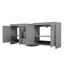 Double Sink Bathroom Vanity With Quartz Countertop