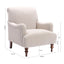 Sylvia - Striped Arm Chair - Natural