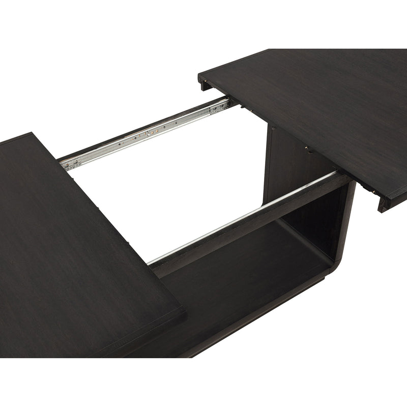 Bangor - Extension Dining Table With Pedestal Base - Black