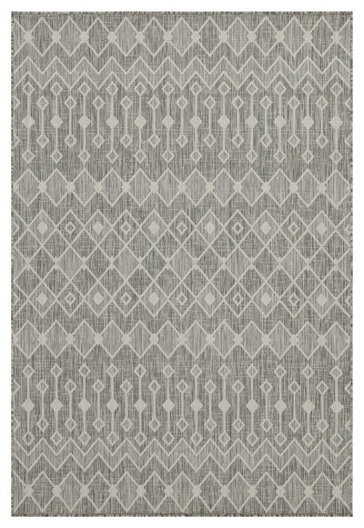 Sunshine - 5'3" X 7'3" Indoor & Outdoor Area Rug Polypropylene - Silver