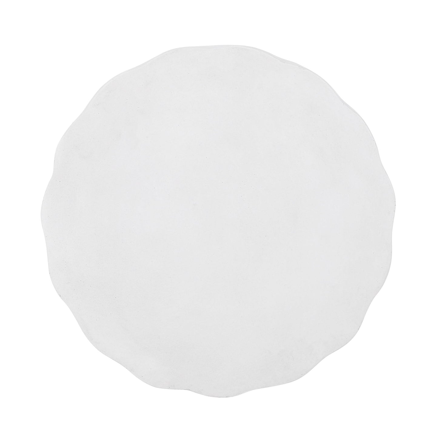 Outdoor Lightweight Concrete, Side Table - Antique White