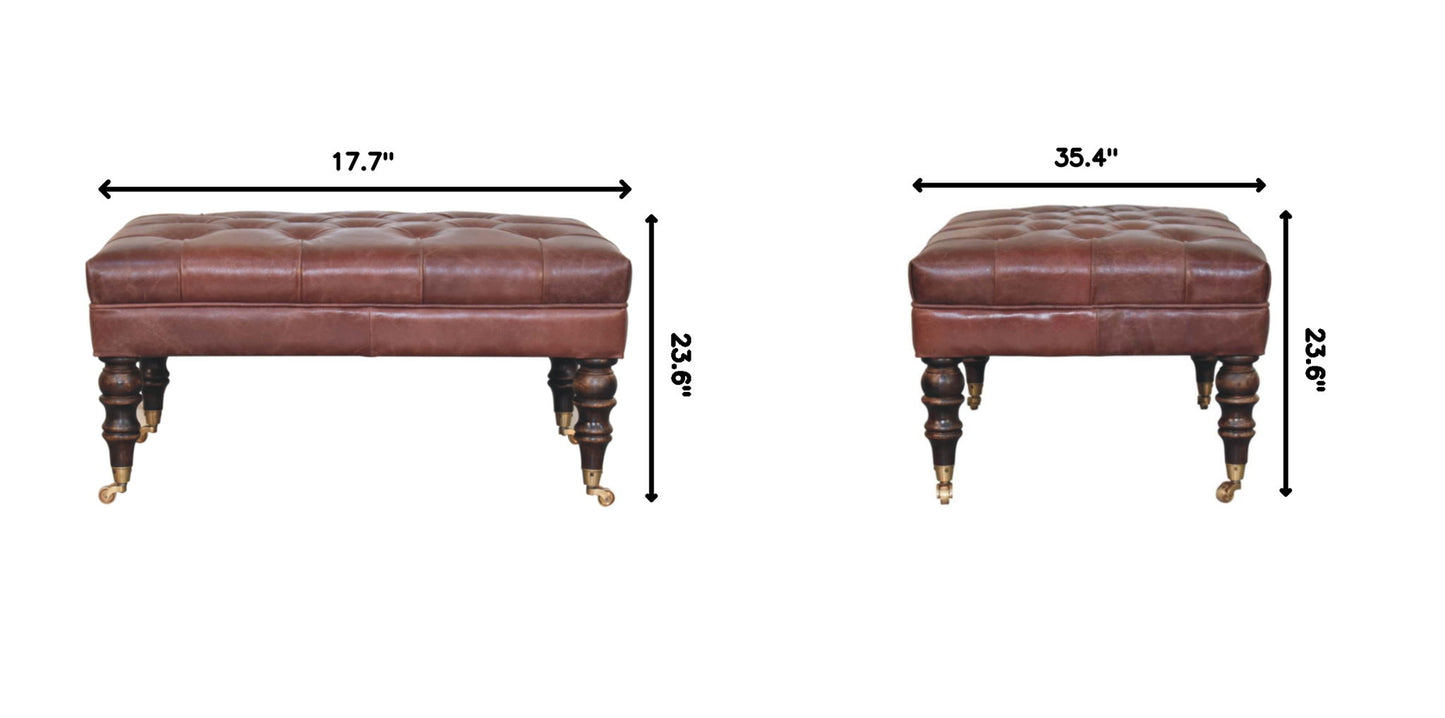 Buffalo - Ottoman With Castor Legs