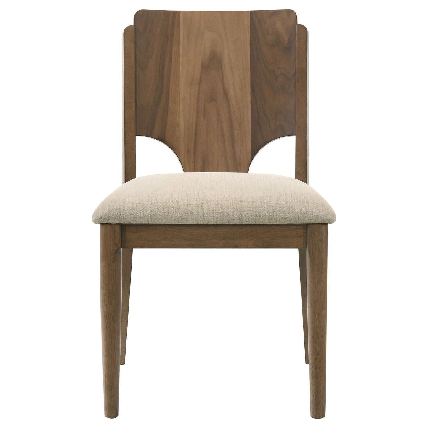 Graham - 5 Piece Round Dining Table Set - Walnut