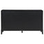 Mason - 8 Drawer Dresser With Fluted Design - Black