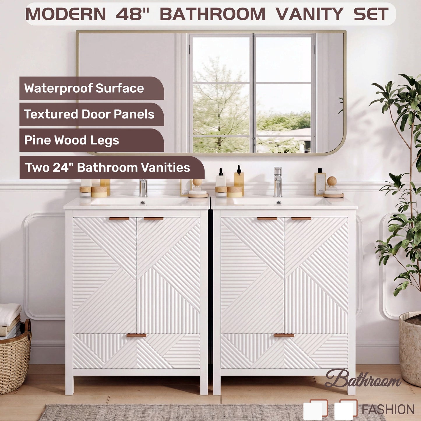 Modern Bathroom Vanity With Sink Combo
