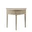 Vintage Inspired Storage Console Table With Fluted Doors