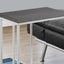 Accent Table, C - Shaped, Tempered Glass, Stylish Design Contemporary & Modern