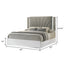 Jazz - Bedroom Set With LED Upholstered Headboard