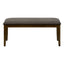 Bench, Rectangular, Hallway, Upholstered, Transitional