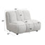 Manilla - Linen Chair - Ivory White