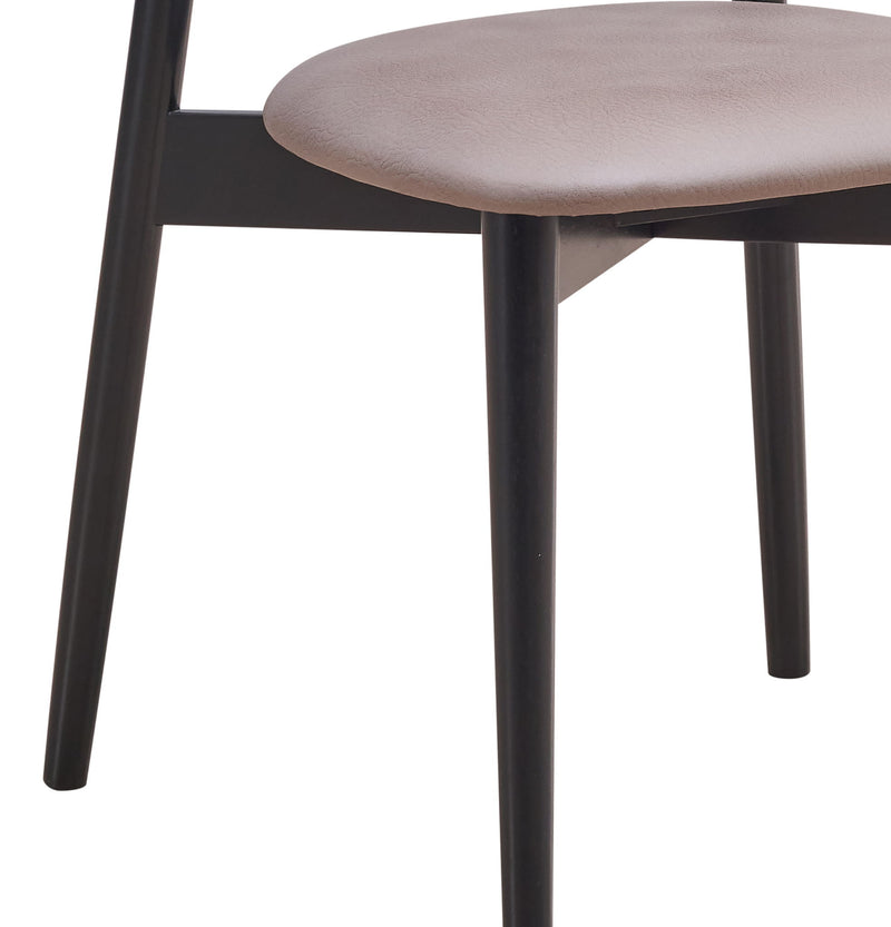 Lanae - 5 Piece Dining Room Set - Natural / Black