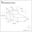 Rex - Chaise Sofa Module