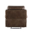 Aashi - Leather Gel Match 3 Piece Recliner Living Room Set - Brown