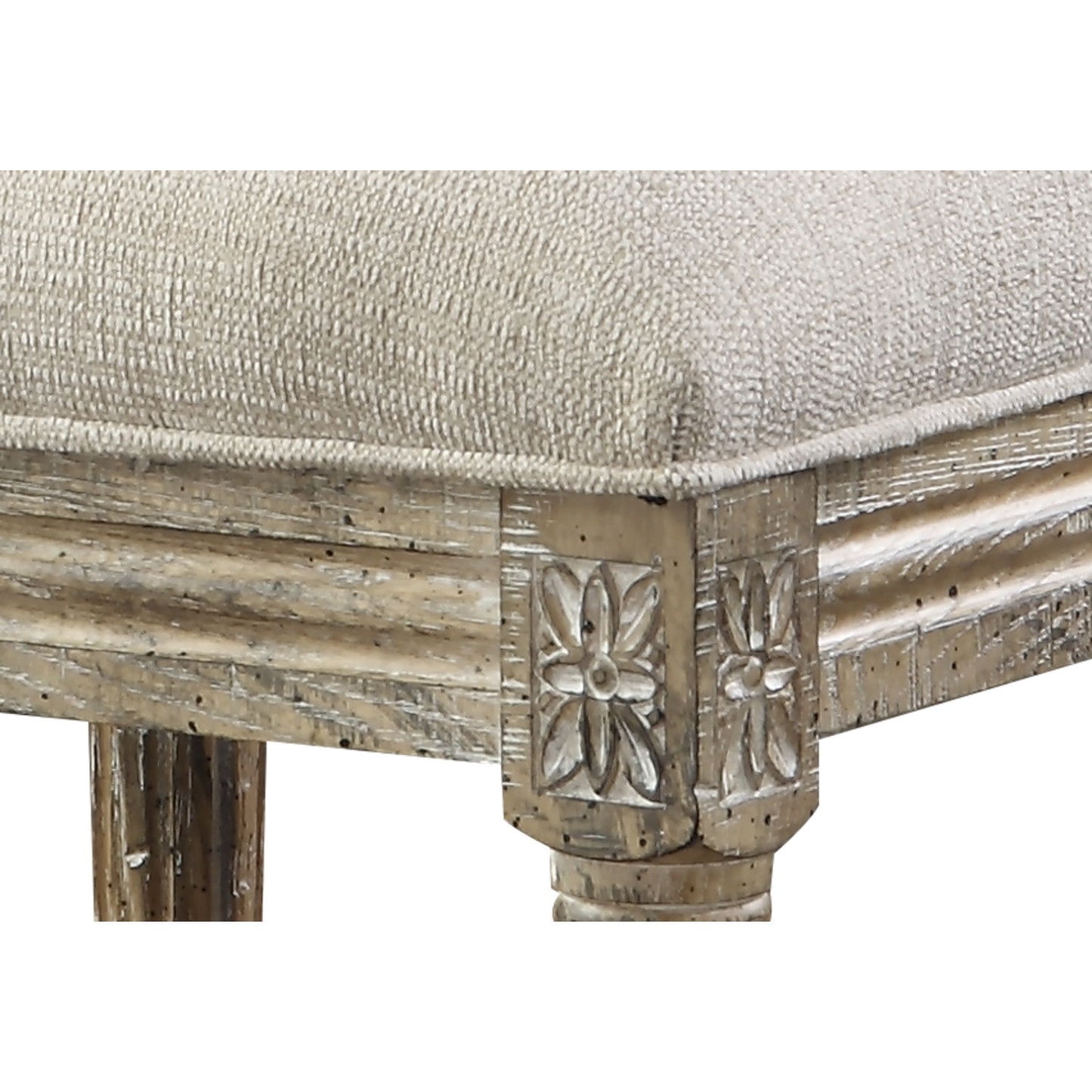 Upholstered Dining Chairs (Set of 2) - Brown