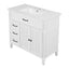 Bathroom Vanity With Sink, 2 Doors 2 Drawers, Freestanding Design