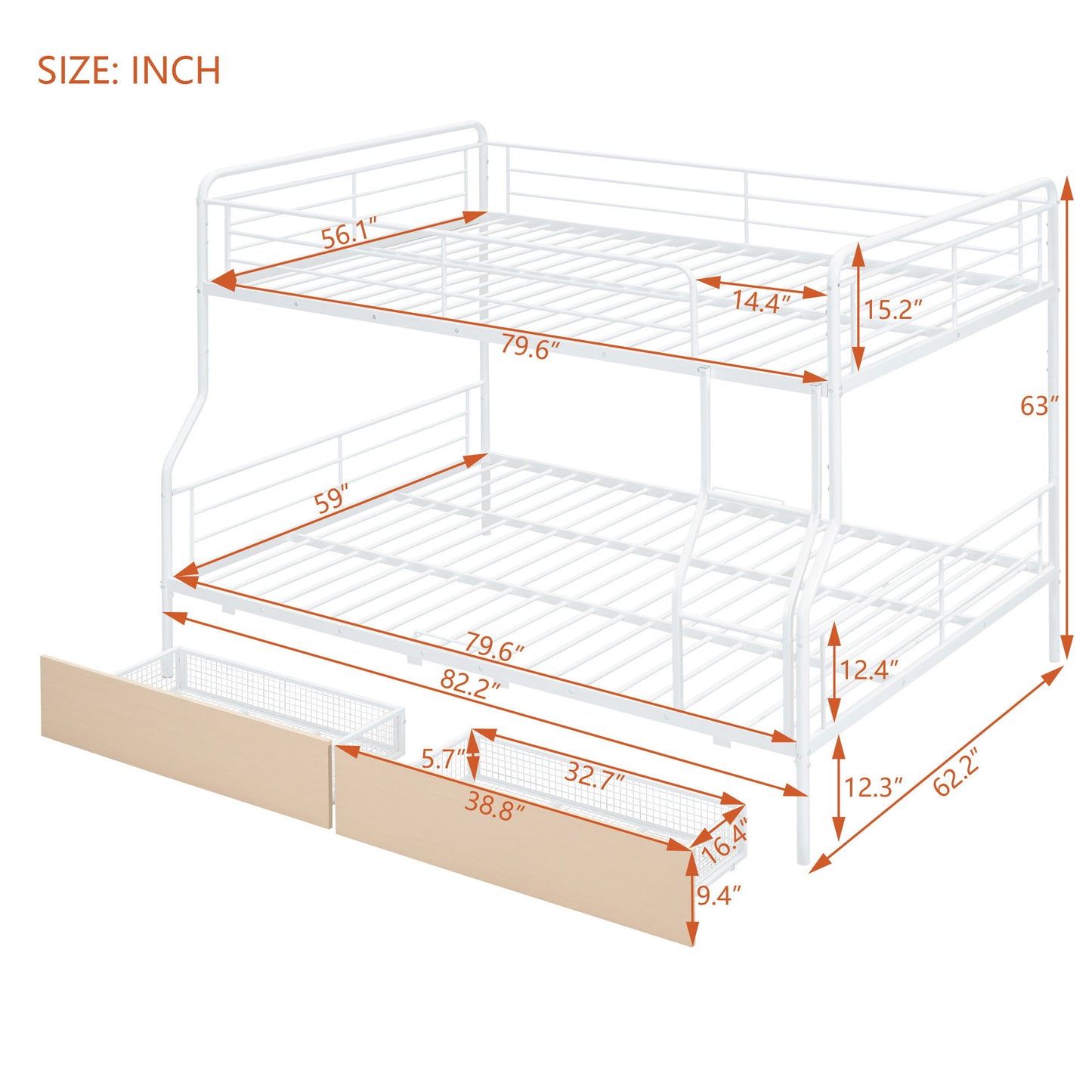 Contemporary Bunk Bed