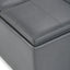 Avalon - Square Coffee Table, Storage Ottoman