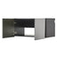 Astro Series - Wall Storage Cabinet With Soft Closing Drawers - Metallic Gray