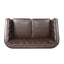 Sophisticated Loveseat With Diamond Stitched Detailing