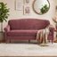 Loveseat Sofa, 2 Seater Couch With Rolled Arms