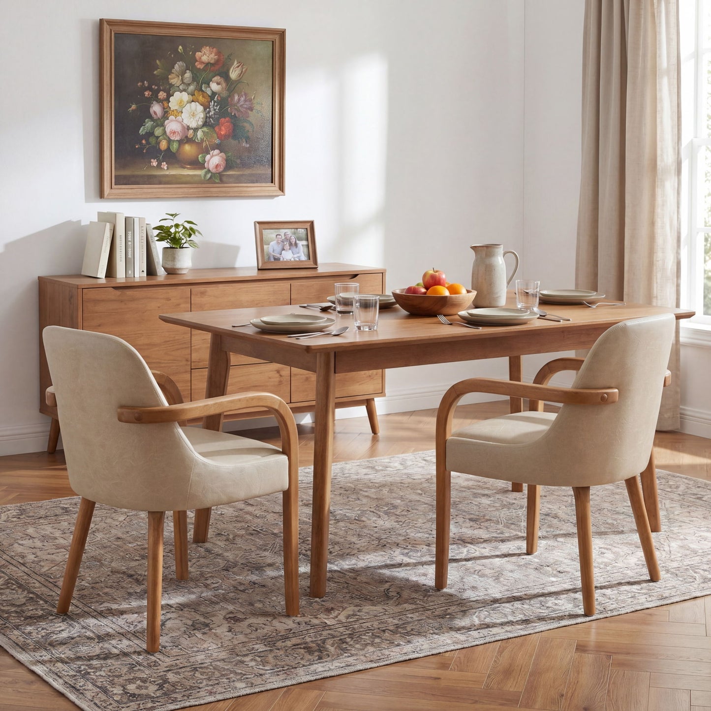 Dining Upholstered Armchairs (Set of 2)