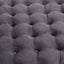 Modern Glam Ottoman With Upholstery And Button Tufted Design