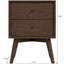 Caroline - Mid-Century Modern Style Night Stand 2 Drawer