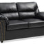 Padded Love Seat For Modern Living - Black