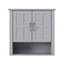 Multi Functional Wall Mounted Cabinet With Adjustable Shelves For Bathroom