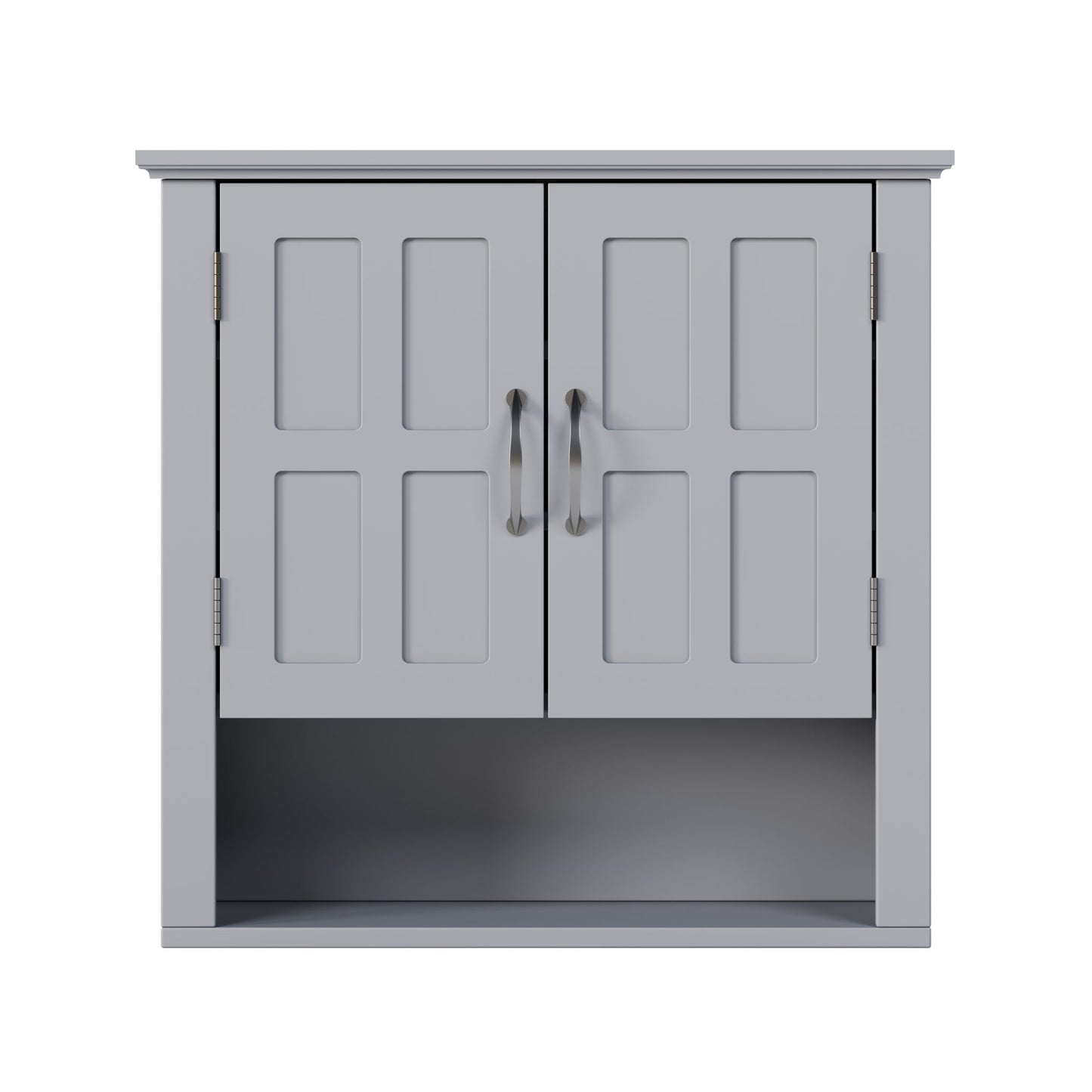 Multi Functional Wall Mounted Cabinet With Adjustable Shelves For Bathroom