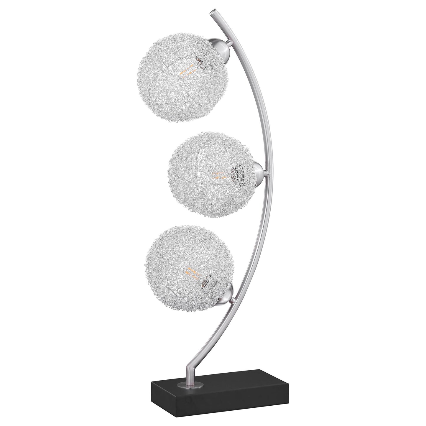 Mcdougal - Spherical Table Lamp With LED Lighting - Black