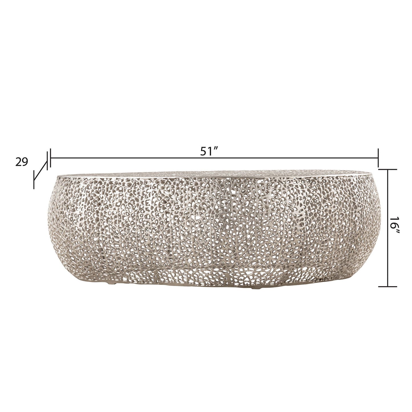 T3601 - Oval Coffee Table