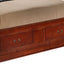 Traditional Style Bookcase Storage Bed