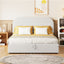 Upholstered Platform Bed With Hydraulic Storage System
