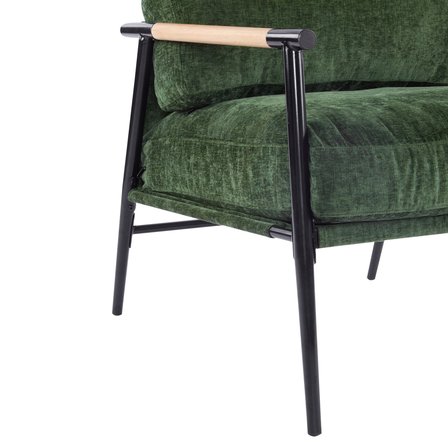 Modern Accent Chair With Cushions, Cozy Seating