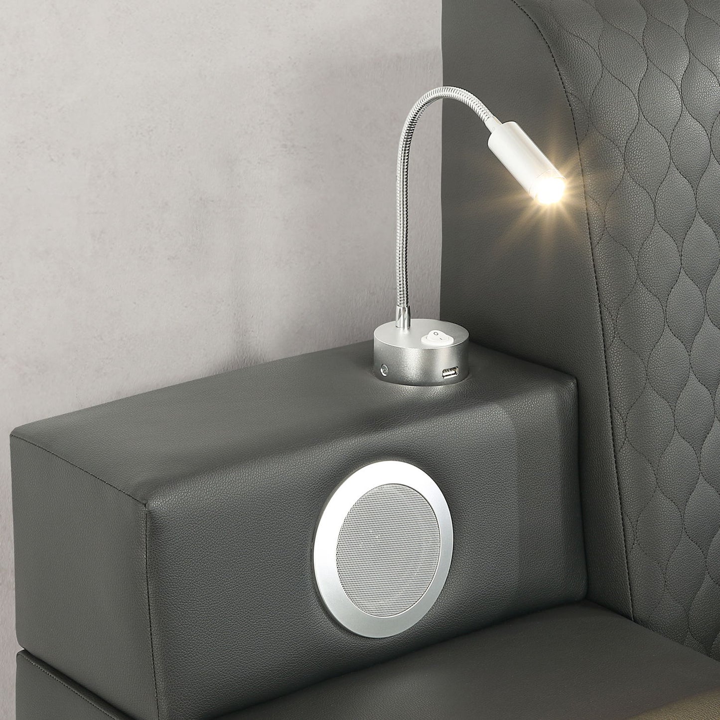 Zoya - Smart Multifunctional Bed, Built In Bluetooth Speakers, USB Charging