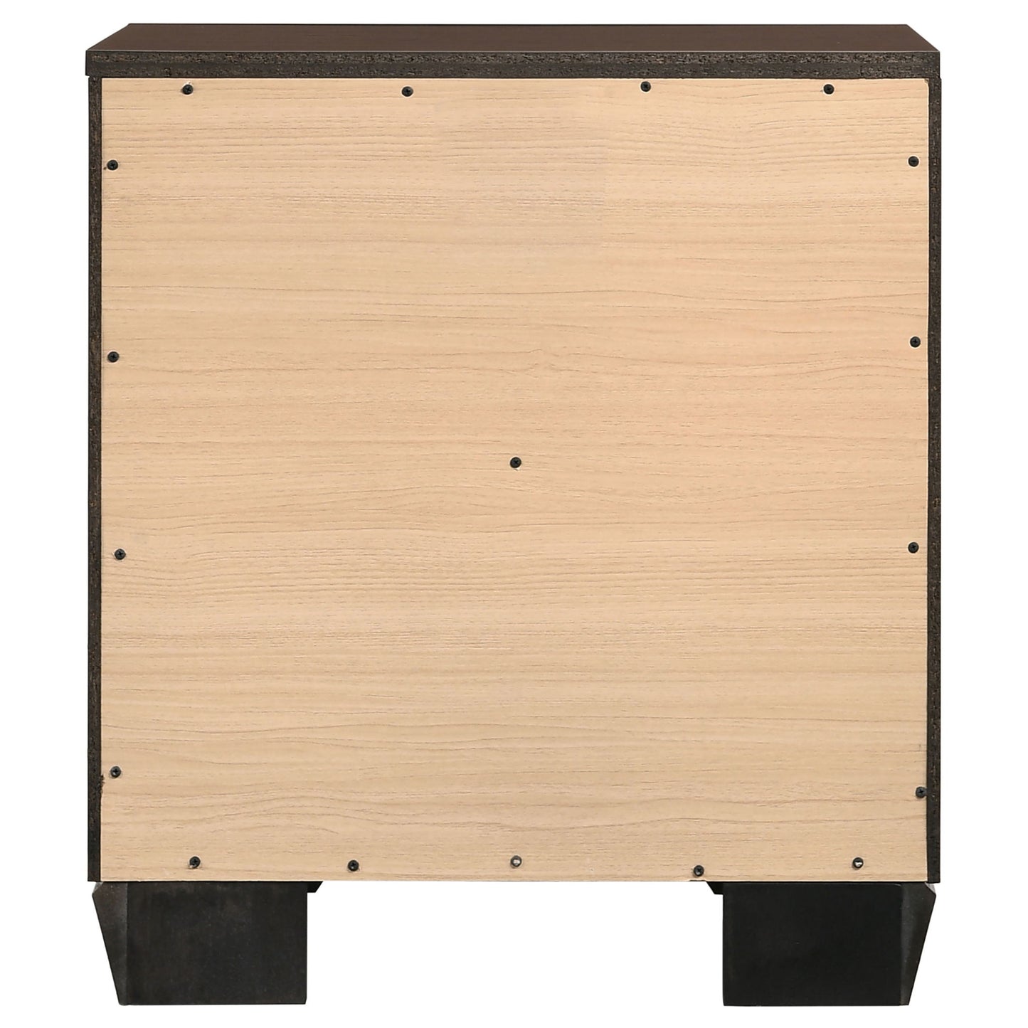 Copper - 2 Drawer Rectangular Nightstand